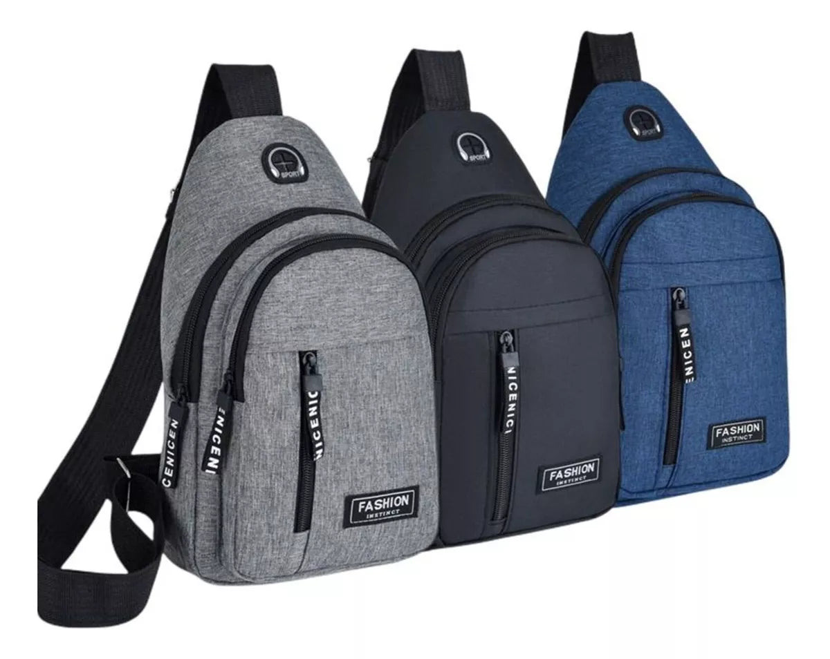 Cartera Bandolera Morral Mochila Unisex Varios Colores