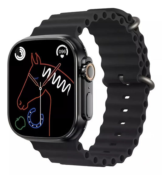 Reloj inteligente Smartwatch T800 Ultra Series con 8 pantallas, 1.99 pulgadas, Android, Bluetooth