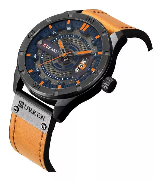 Relojes Curren 8301 De Hombre Material Cuarzo Impermeable Moderno Curren