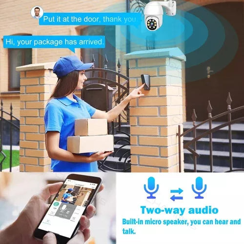 Camara De seguridad Smart de Exterior Visión nocturna Camara Wifi de Seguridad