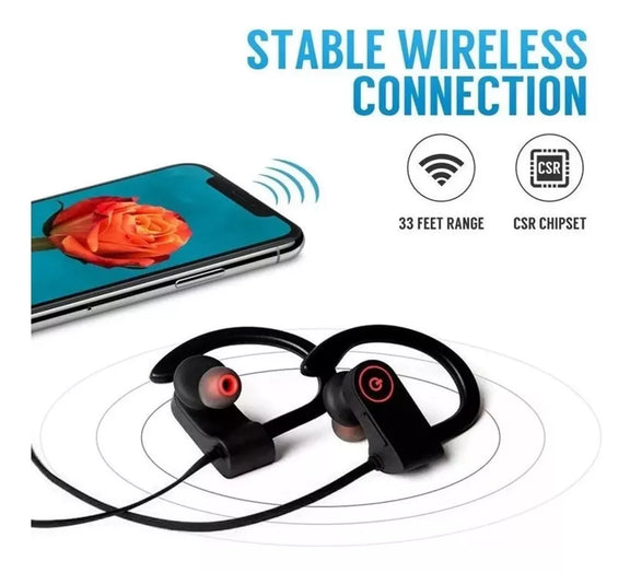 Auricular Deportivo Inalámbrico Bluetooth Con Enganche Oreja