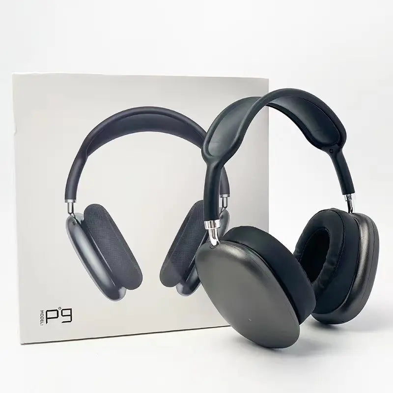 Audífonos Inalámbricos Bluetooth P9 Plus Premium Color Blanco/Gris