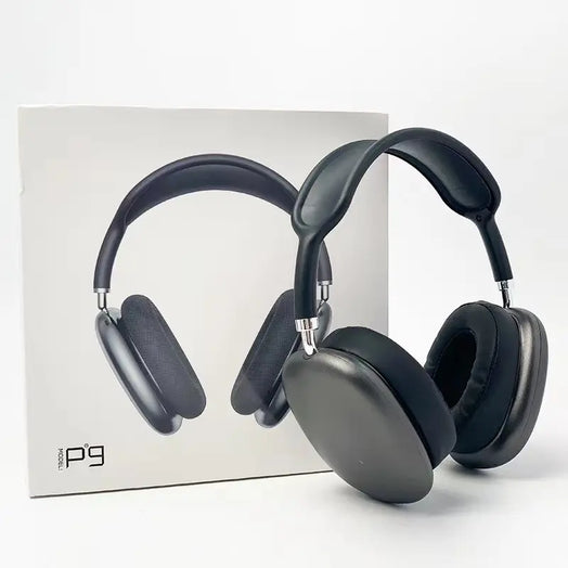 Audífonos Inalámbricos Bluetooth P9 Plus Premium Color Blanco/Gris