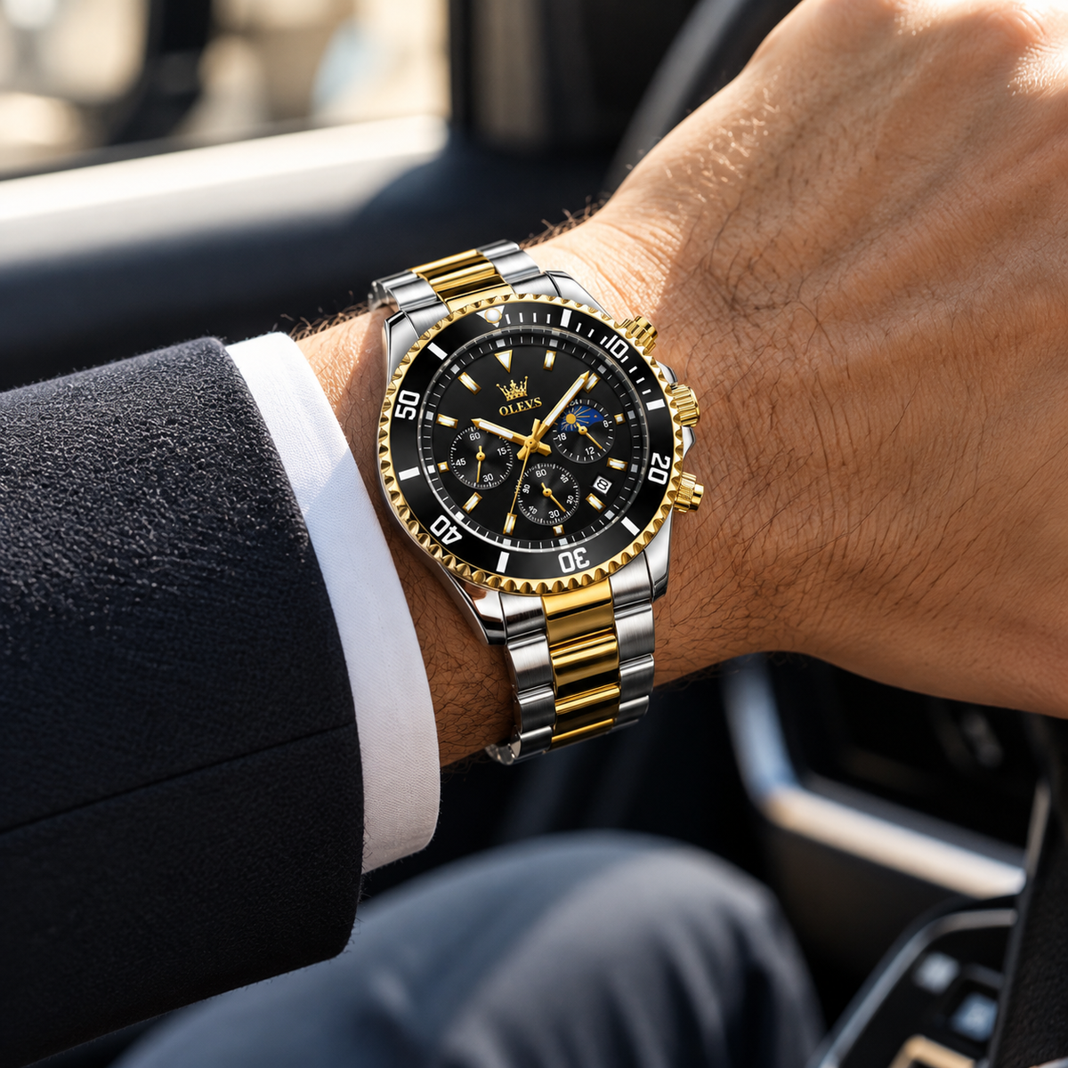 Reloj OLEVS Hombre 2870 – Resistente al Agua