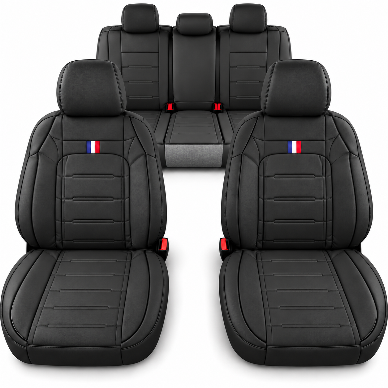 Cubreasientos Universales para Auto – Símil Cuero Acolchonado |
