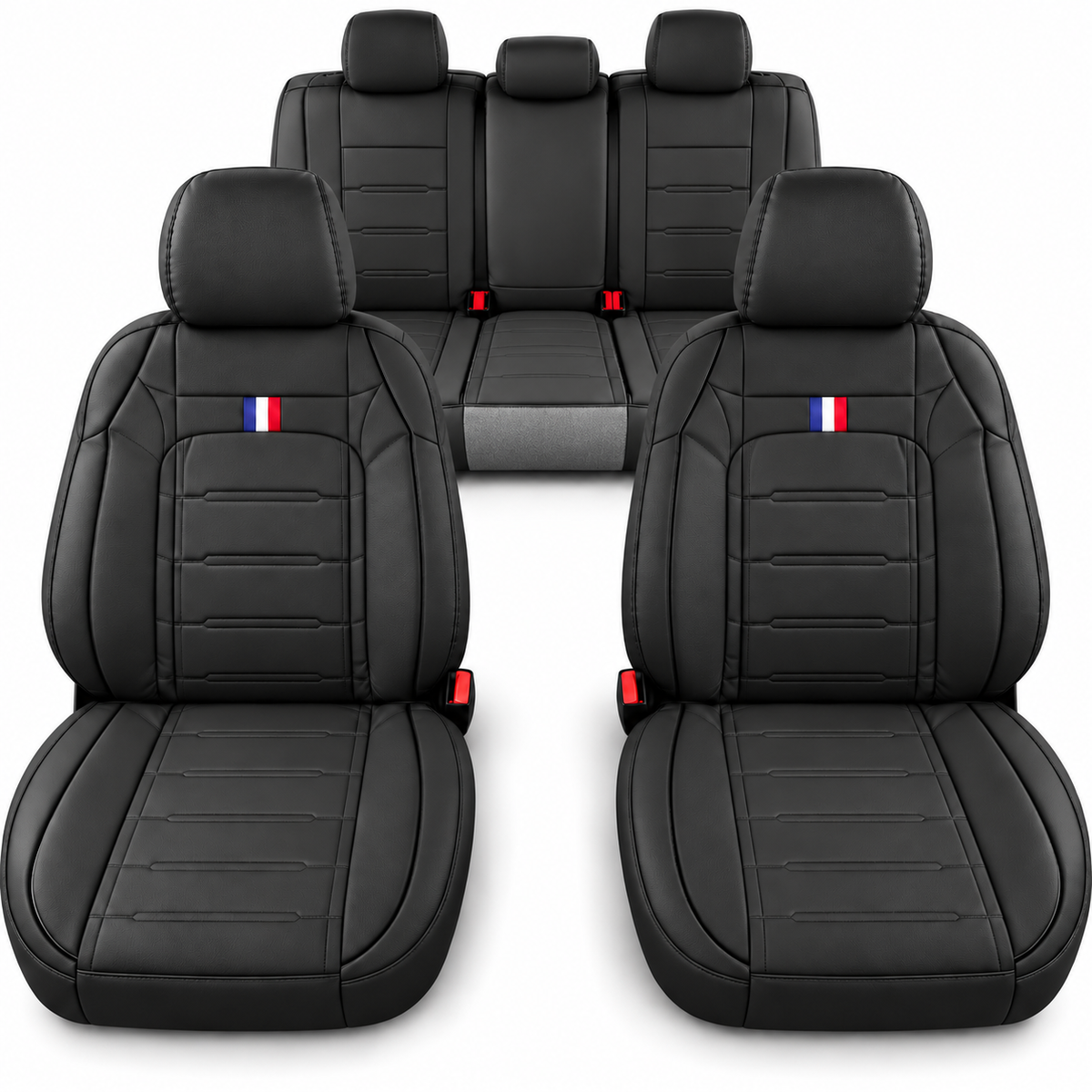 Cubreasientos Universales para Auto – Símil Cuero Acolchonado |