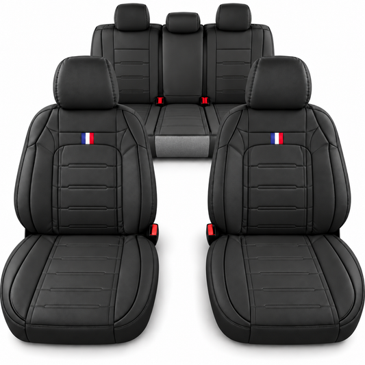 Cubreasientos Universales para Auto – Símil Cuero Acolchonado |