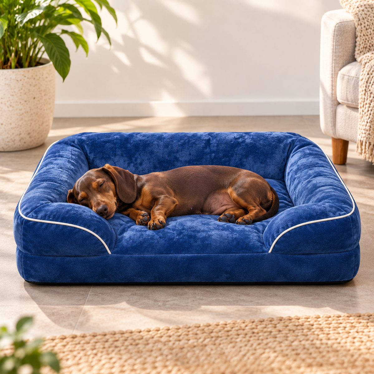 Cama Sofá Ortopédica para Perros | Máximo Confort y Descanso