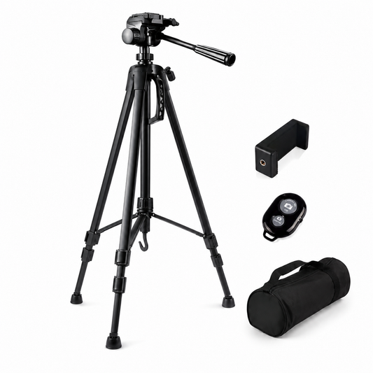 Trípode Profesional WT-3520 150 cm para Cámara y Celular con Control Bluetooth