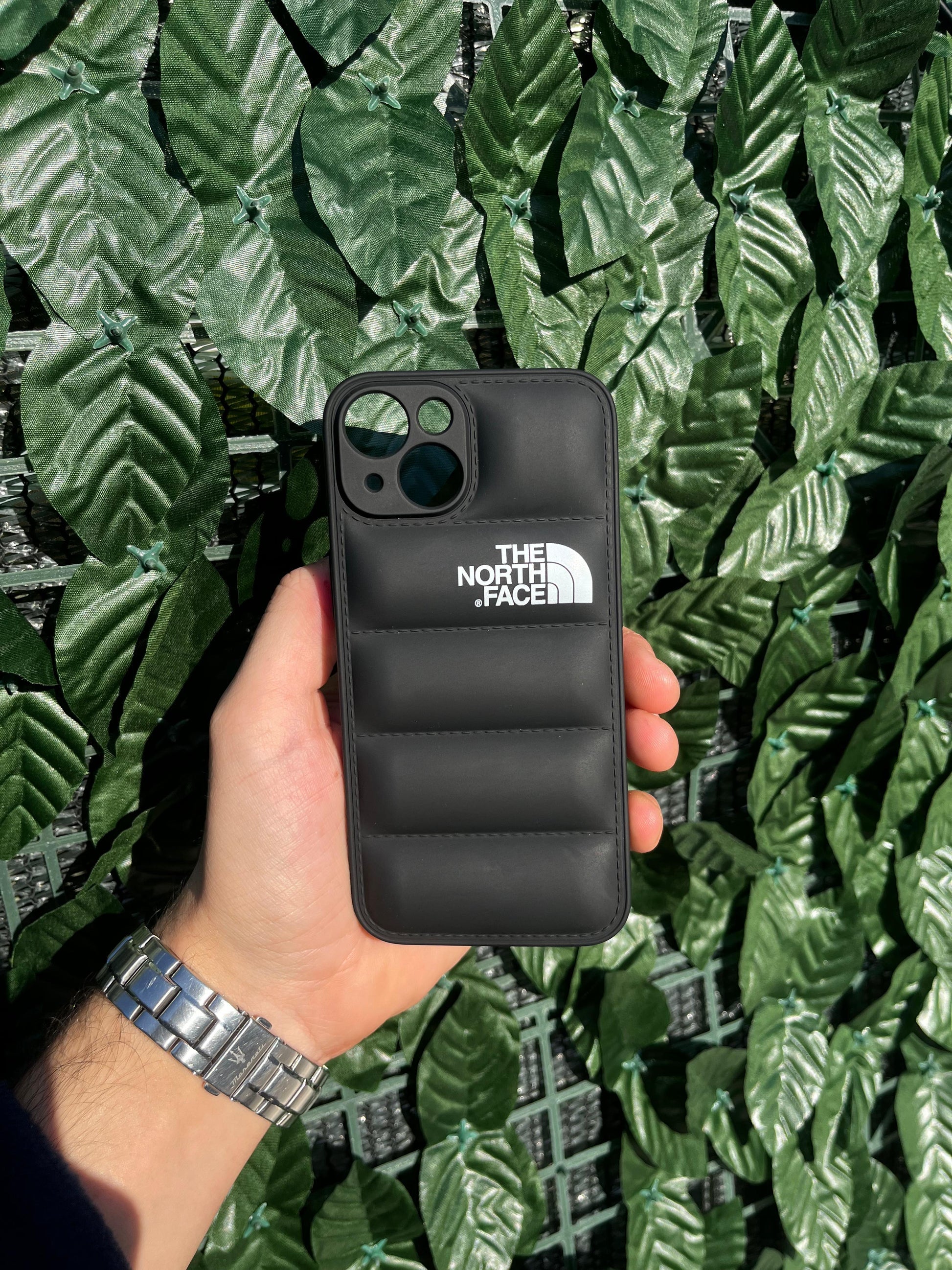 Funda Para Iphone The North Face Case color Negro