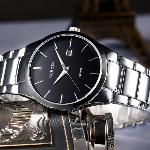 Correa de reloj Curren 8106 de acero inoxidable para hombre Correa deportiva de acero inoxidable para hombre