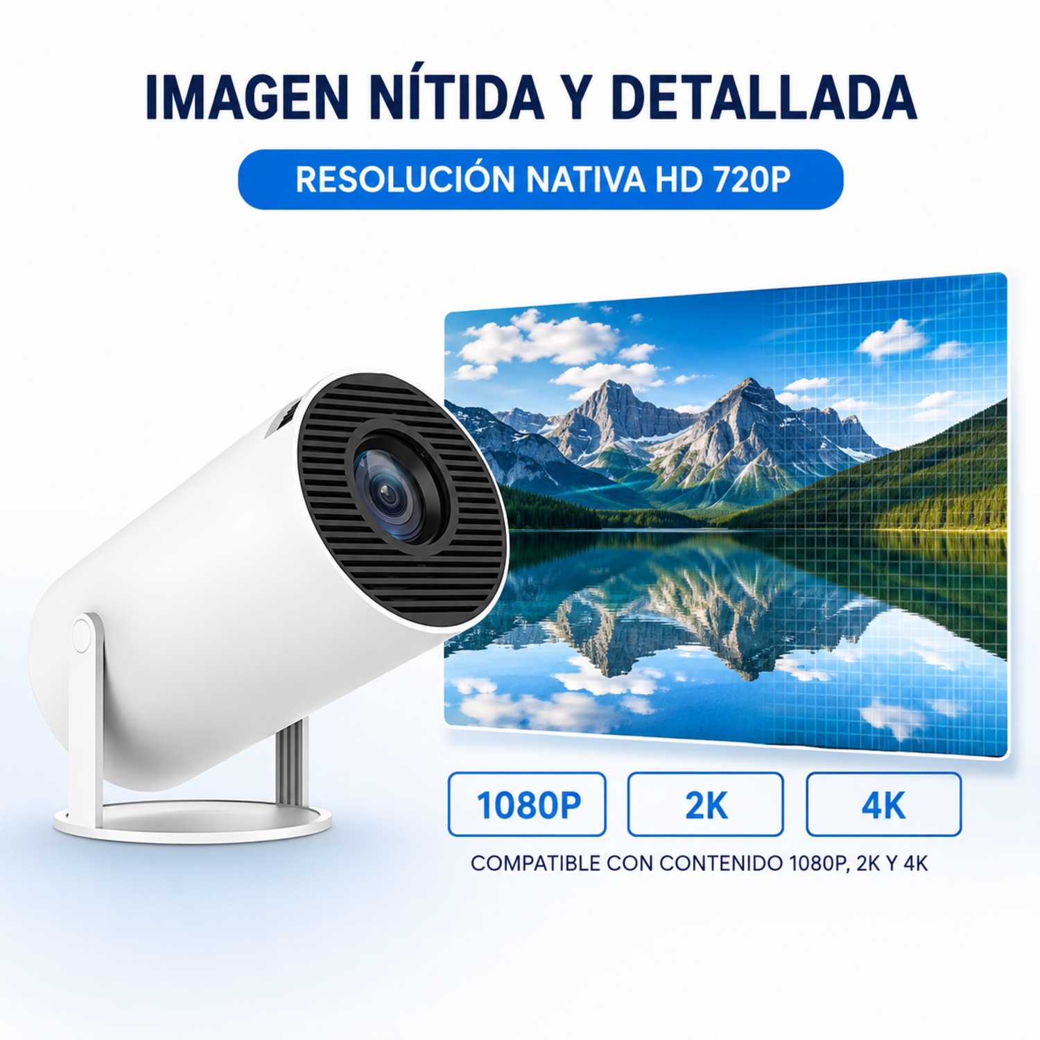 Mini Proyector Smart HY300 Android WiFi Bluetooth 130 Pulgadas