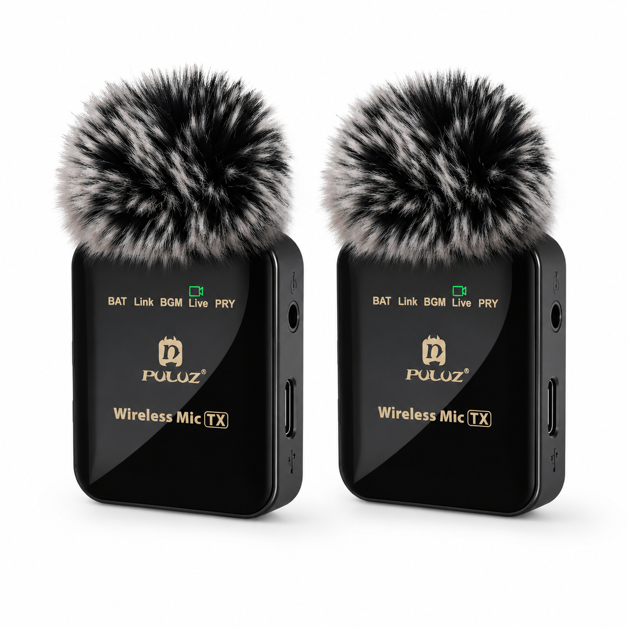 Micrófono Doble Inalámbrico De Solapa Premium Para Iphone y Android