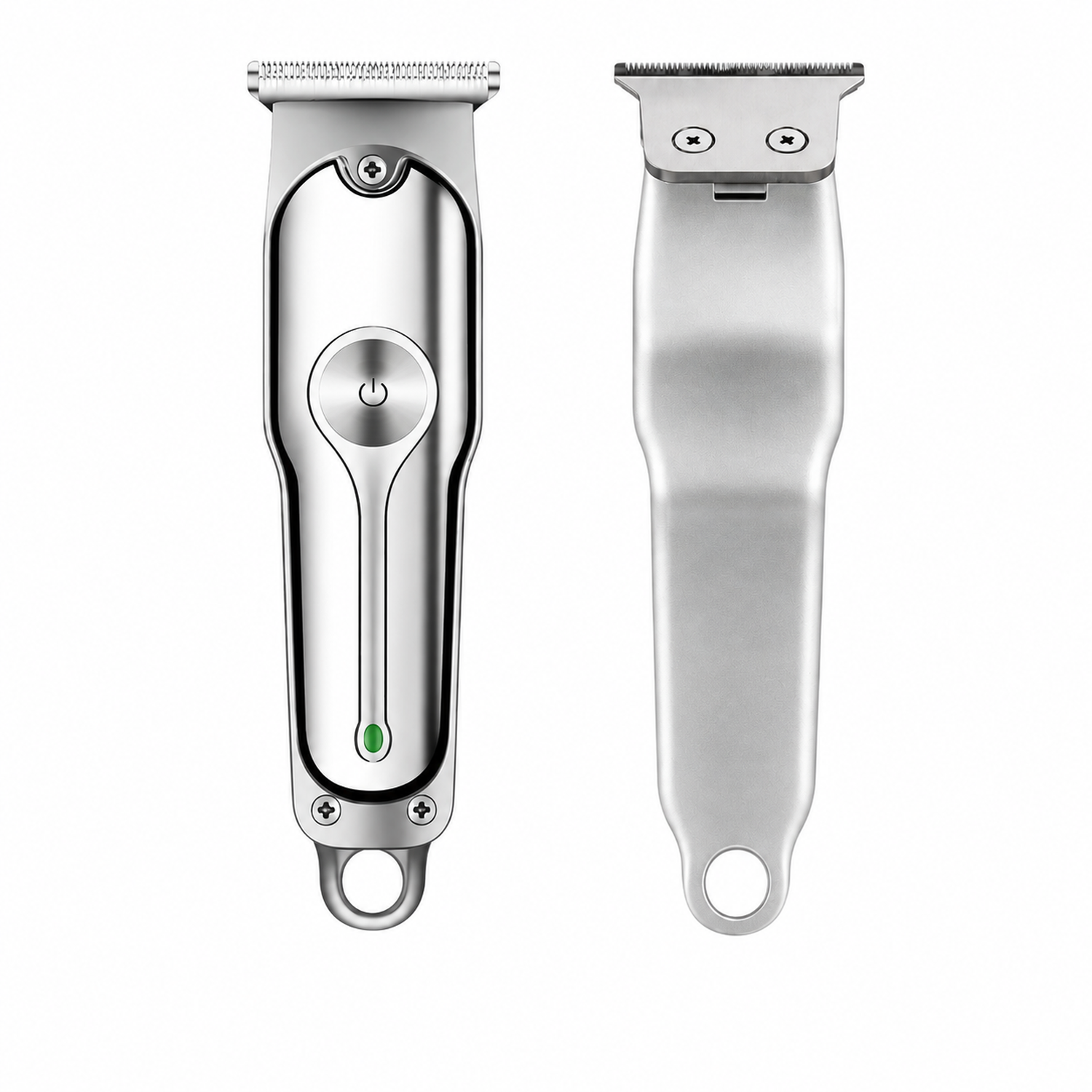 Maquina Corta Pelo Barba Vgr V-071 Profesional Recargable Color Plateado