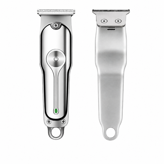 Maquina Corta Pelo Barba Vgr V-071 Profesional Recargable Color Plateado