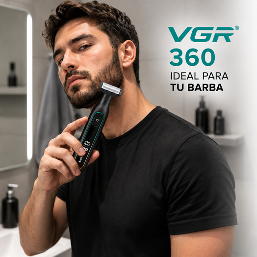 Afeitadora Eléctrica Hombre Trimmer Corporal Vgr V-360